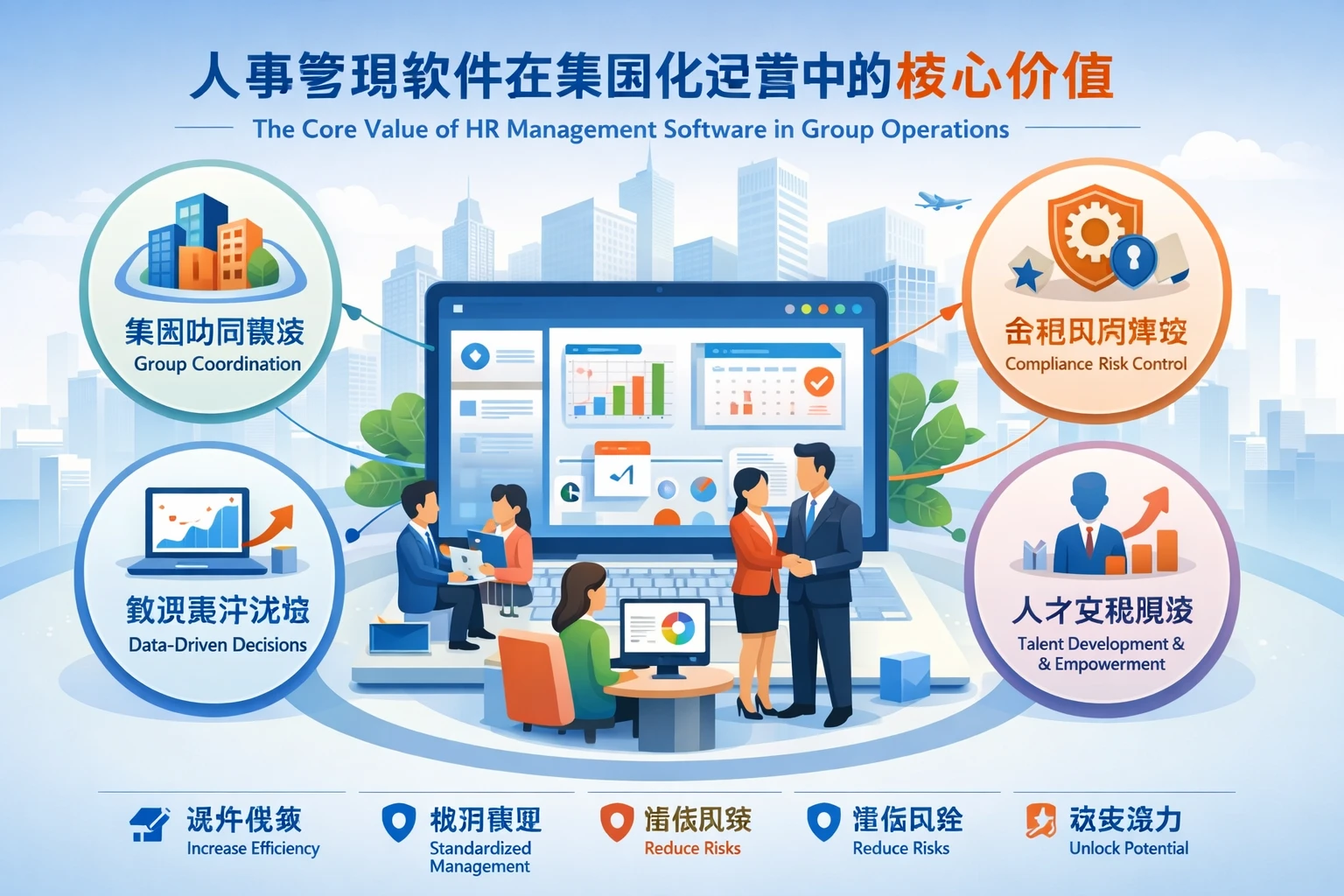 人事管理软件在集团化运营中的核心价值