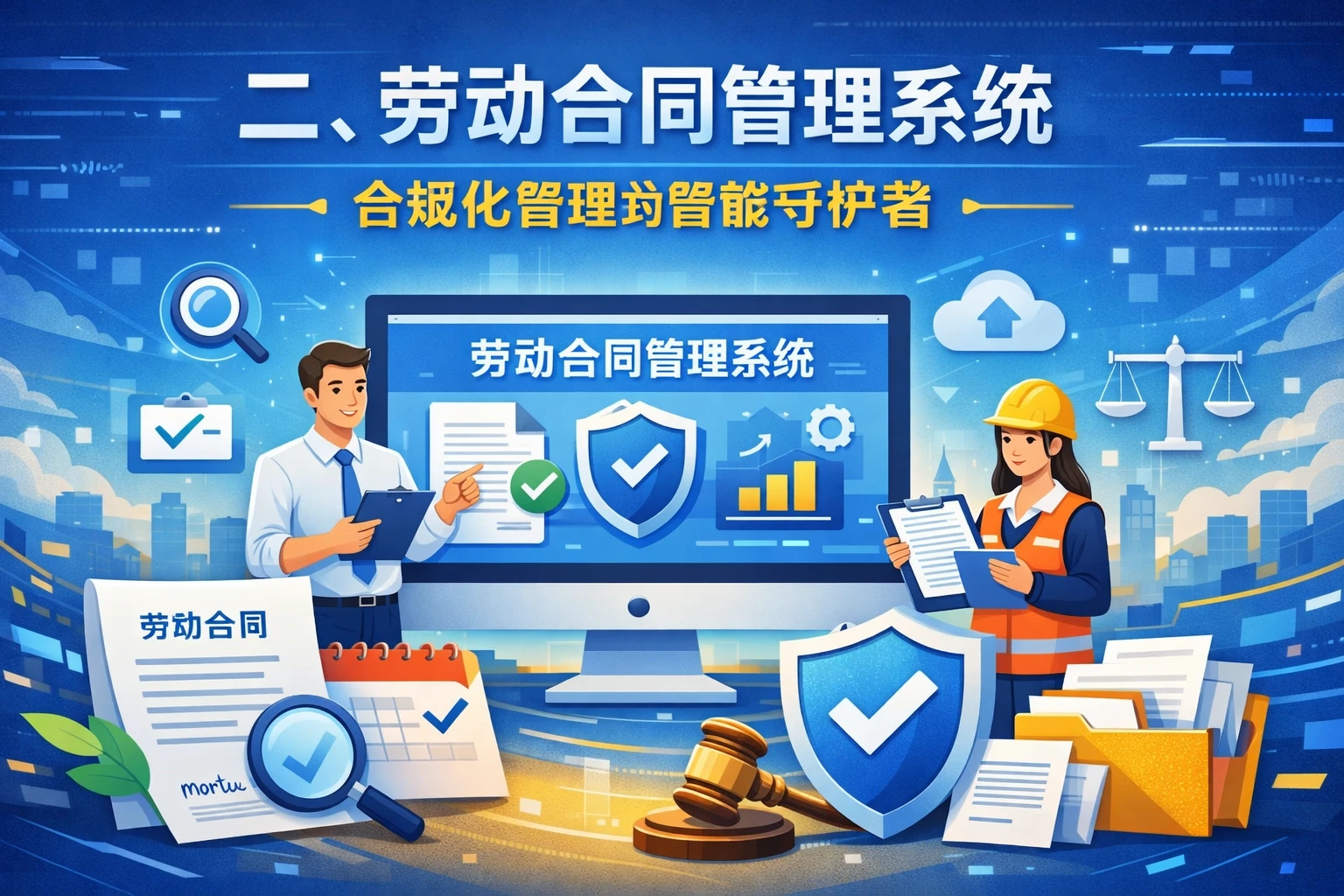 二、劳动合同管理系统：合规化管理的智能守护者