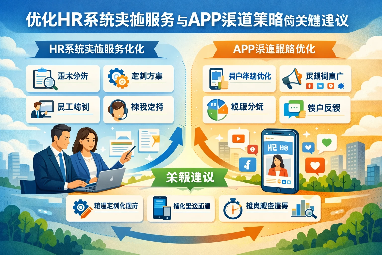 优化HR系统实施服务与APP渠道策略的关键建议
