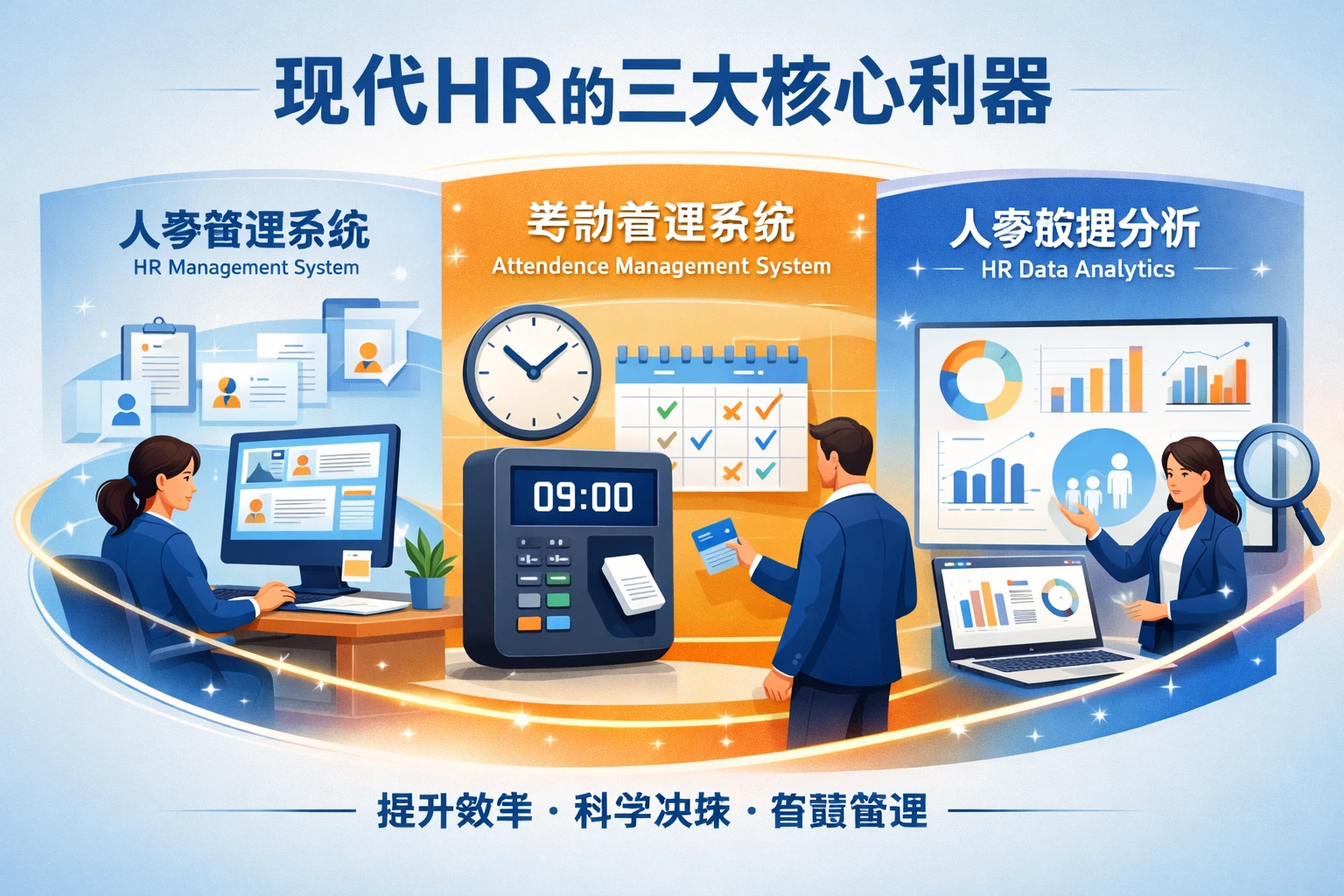 人事管理系统、考勤管理系统与人事数据分析系统:现代HR的三大核心利器