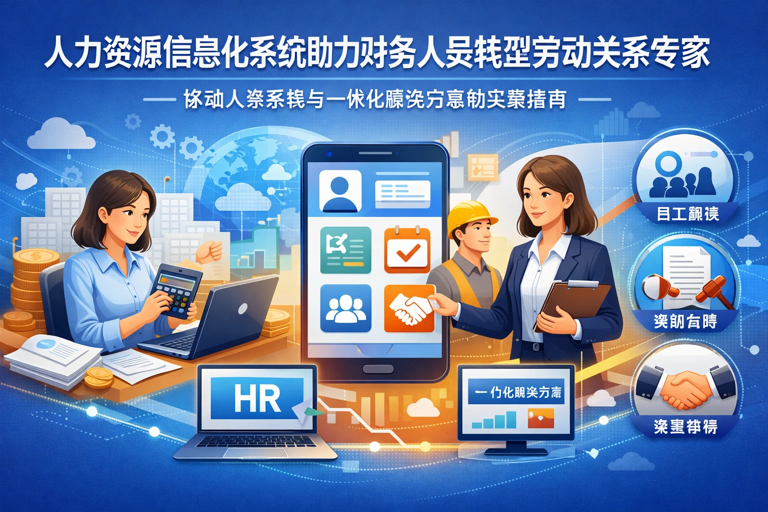 人力资源信息化系统助力财务人员转型劳动关系专家:移动人事系统与一体化解决方案的实践指南