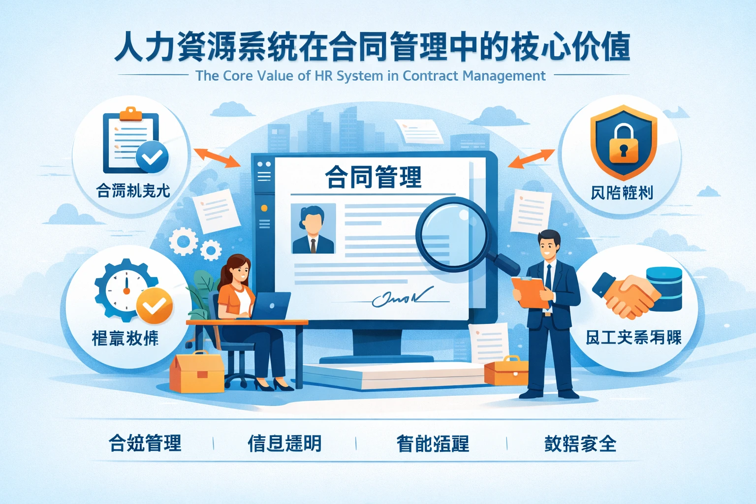 人力资源系统在合同管理中的核心价值