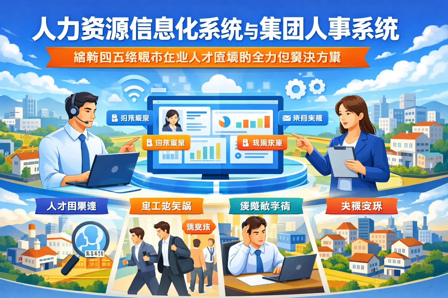 人力资源信息化系统与集团人事系统：破解四五线城市企业人才困境的全方位解决方案