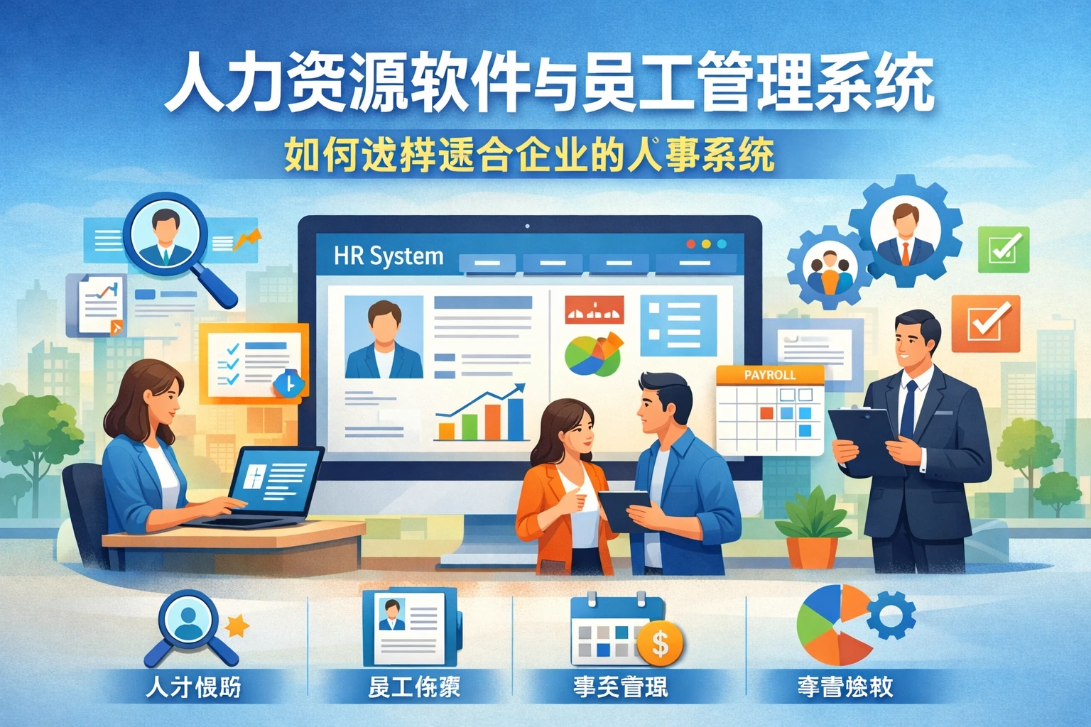 人力资源软件与员工管理系统：如何选择适合企业的人事系统