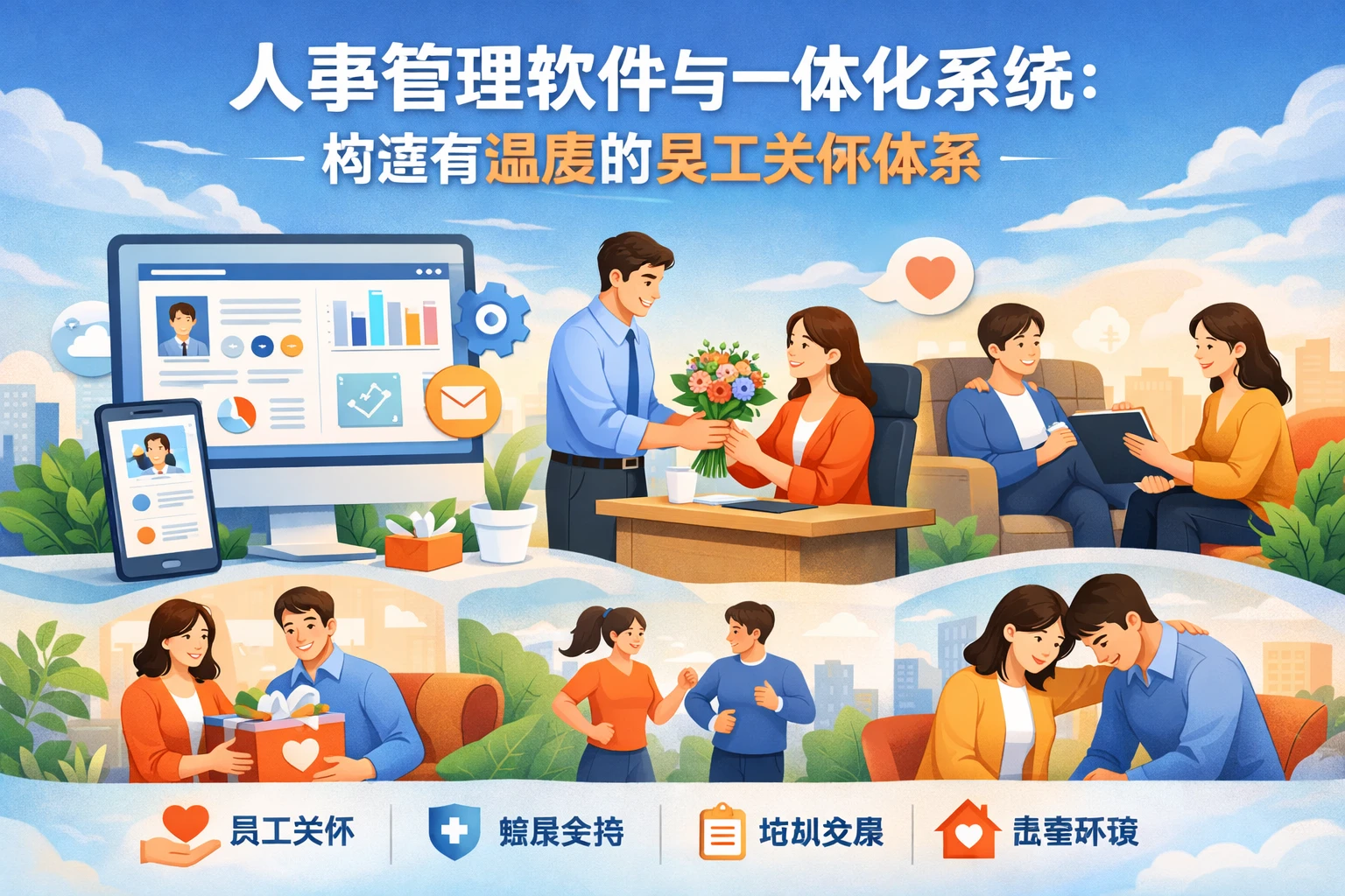 人事管理软件与一体化系统：构建有温度的员工关怀体系