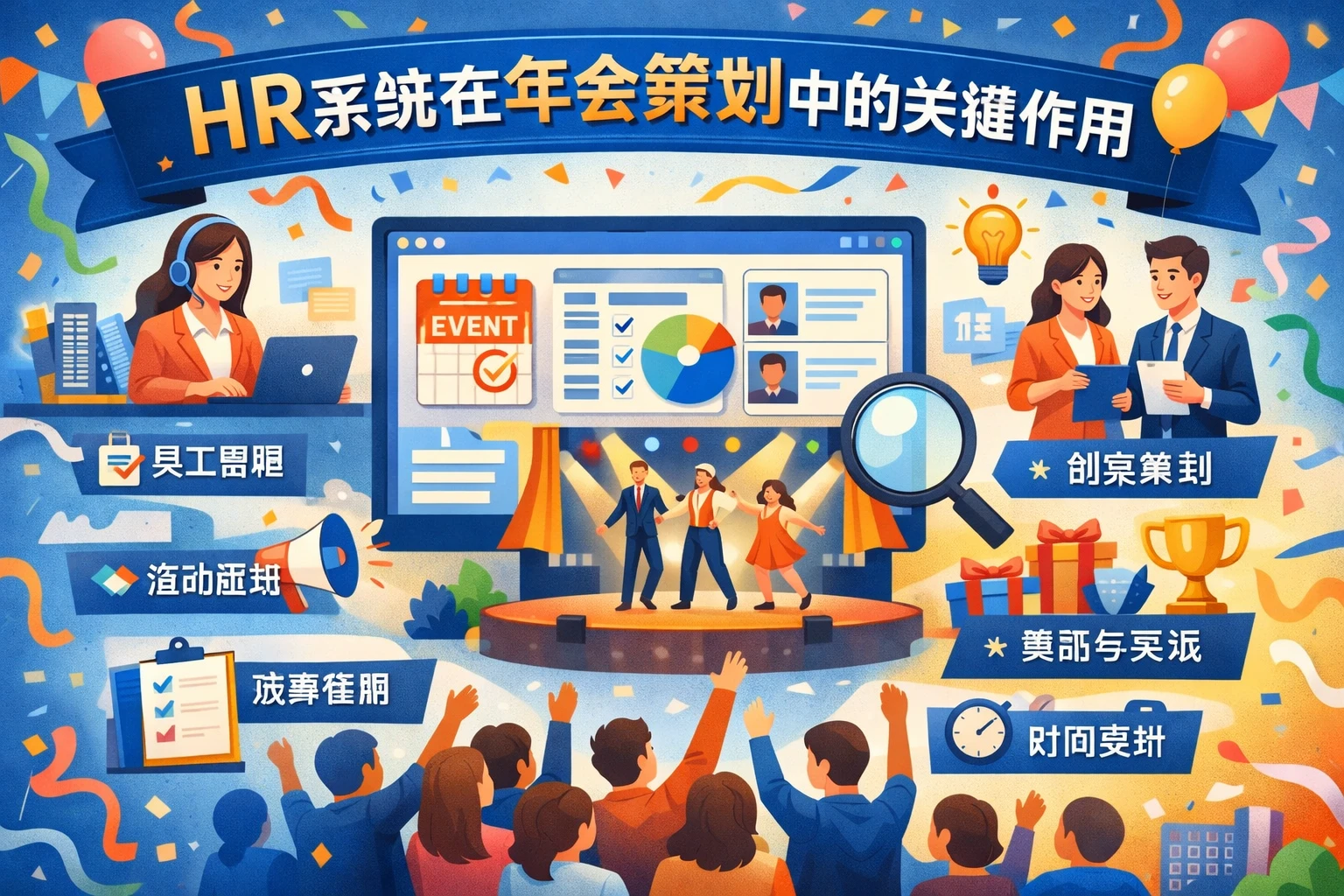 HR系统在年会策划中的关键作用