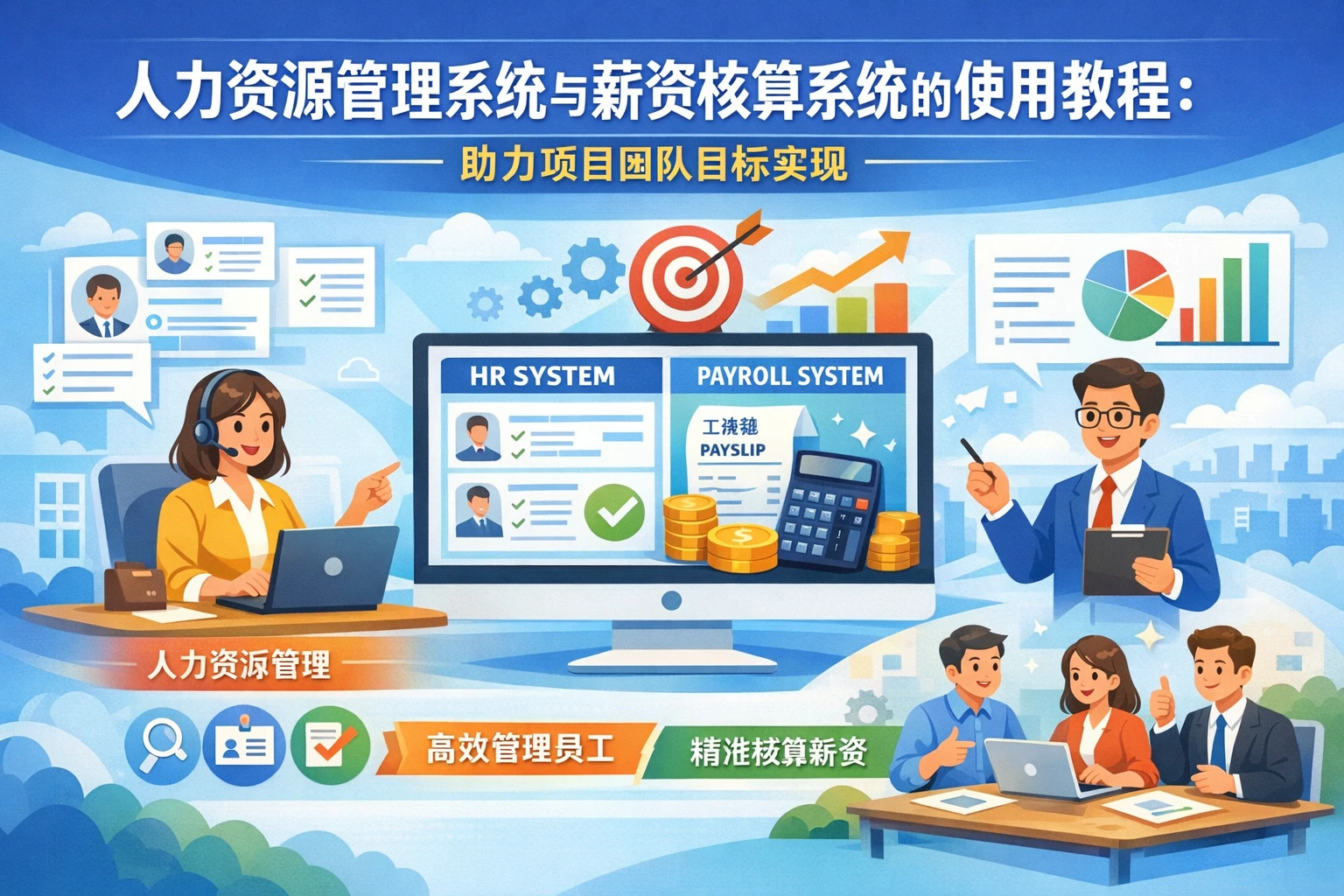 人力资源管理系统与薪资核算系统的使用教程：助力项目团队目标实现