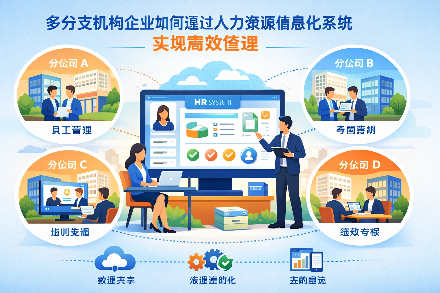 多分支机构企业如何通过人力资源信息化系统实现高效管理