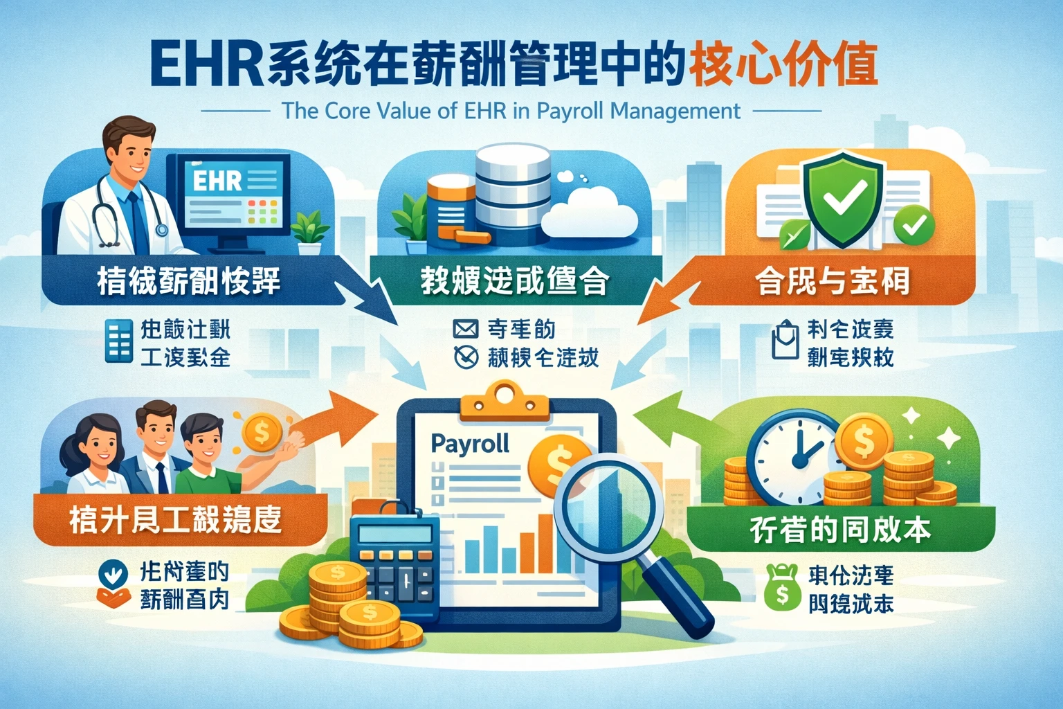 EHR系统在薪酬管理中的核心价值