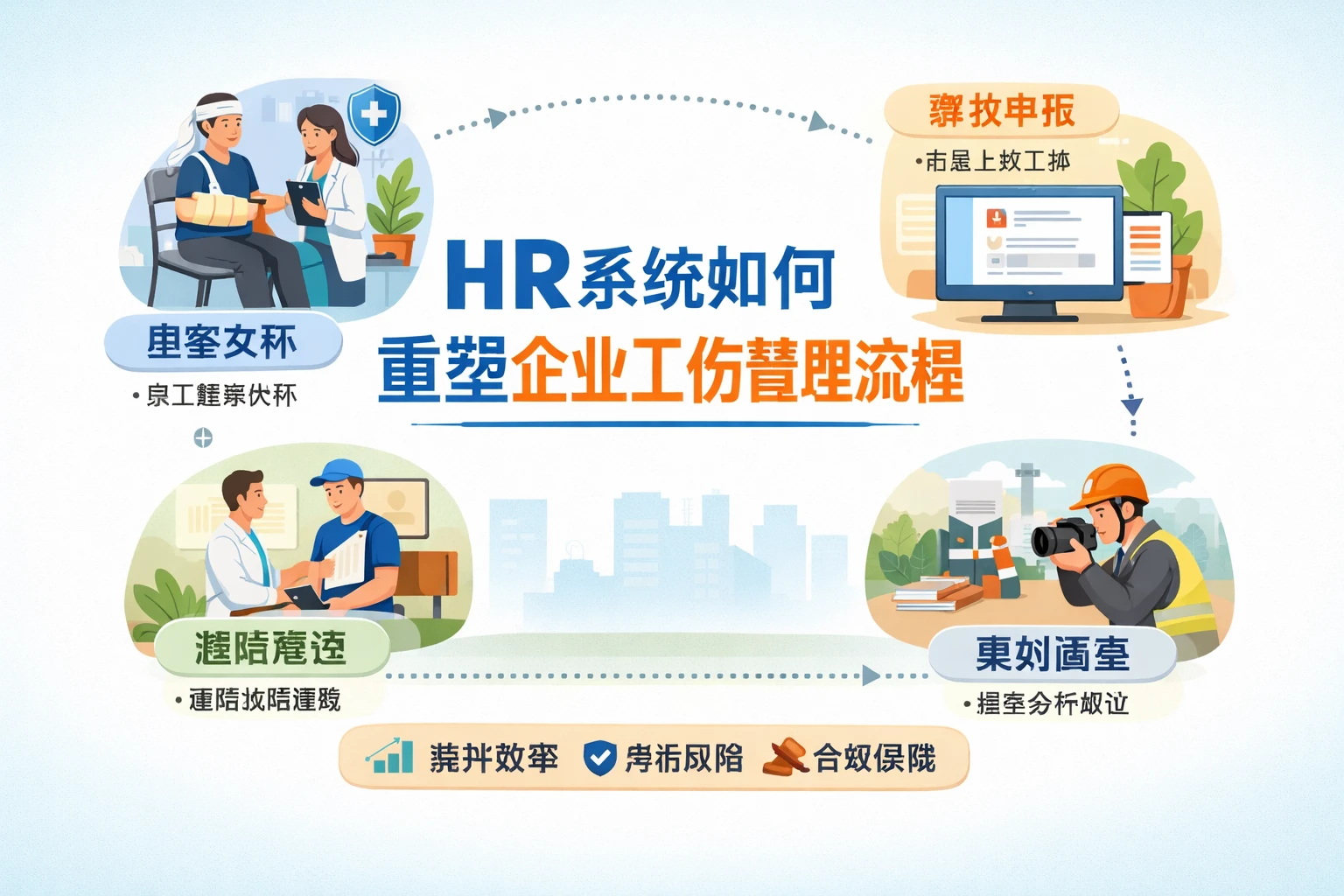 HR系统如何重塑企业工伤管理流程