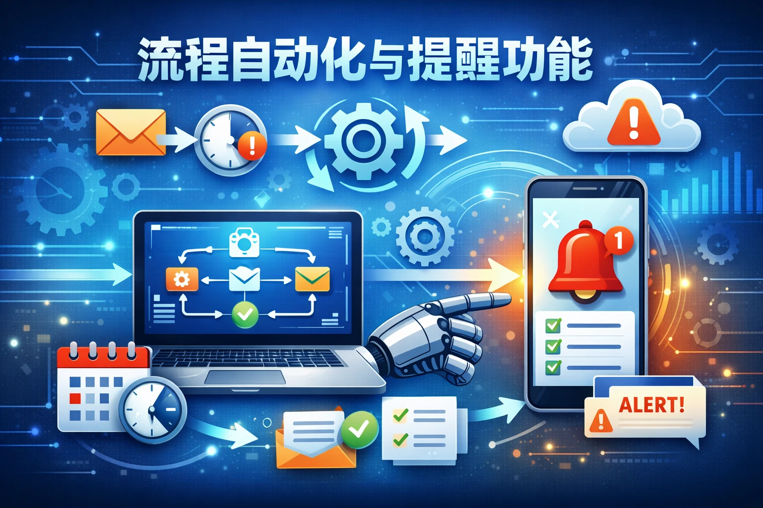 流程自动化与提醒功能
