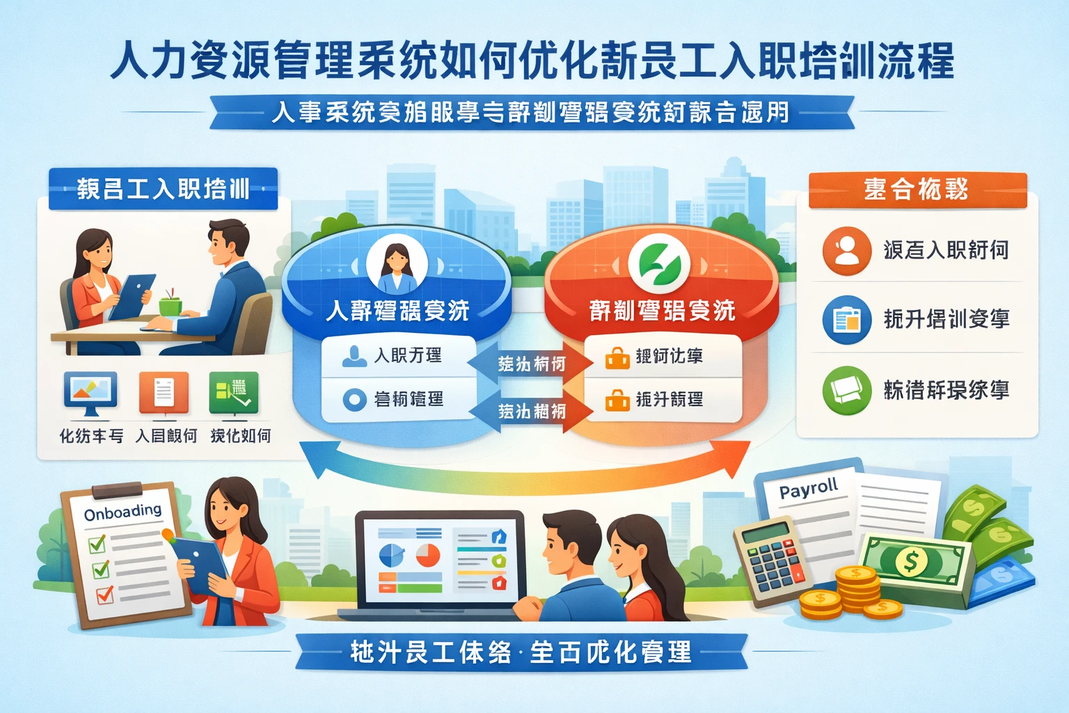 人力资源管理系统如何优化新员工入职培训流程——人事系统实施服务与薪酬管理系统的整合应用