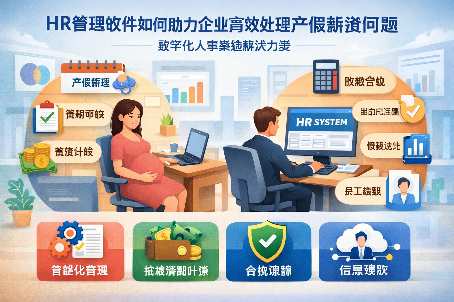 HR管理软件如何助力企业高效处理产假薪资问题 - 数字化人事系统解决方案
