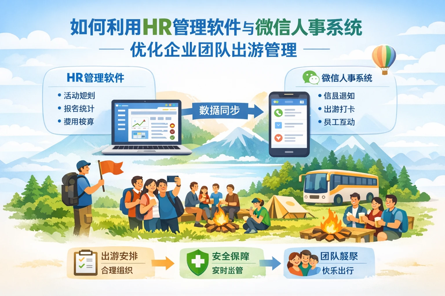 如何利用HR管理软件与微信人事系统优化企业团队出游管理