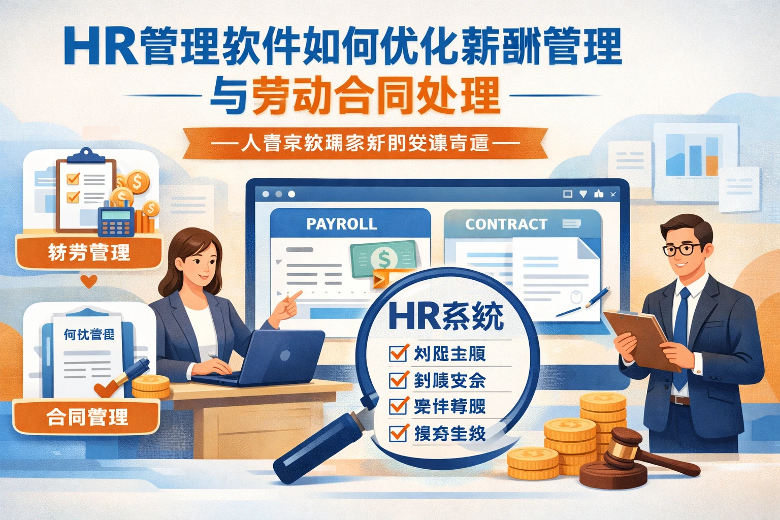 HR管理软件如何优化薪酬管理与劳动合同处理——人事系统哪家好的关键考量