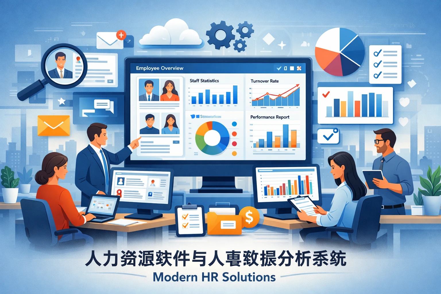 人力资源软件与人事数据分析系统：现代企业人事系统解决方案