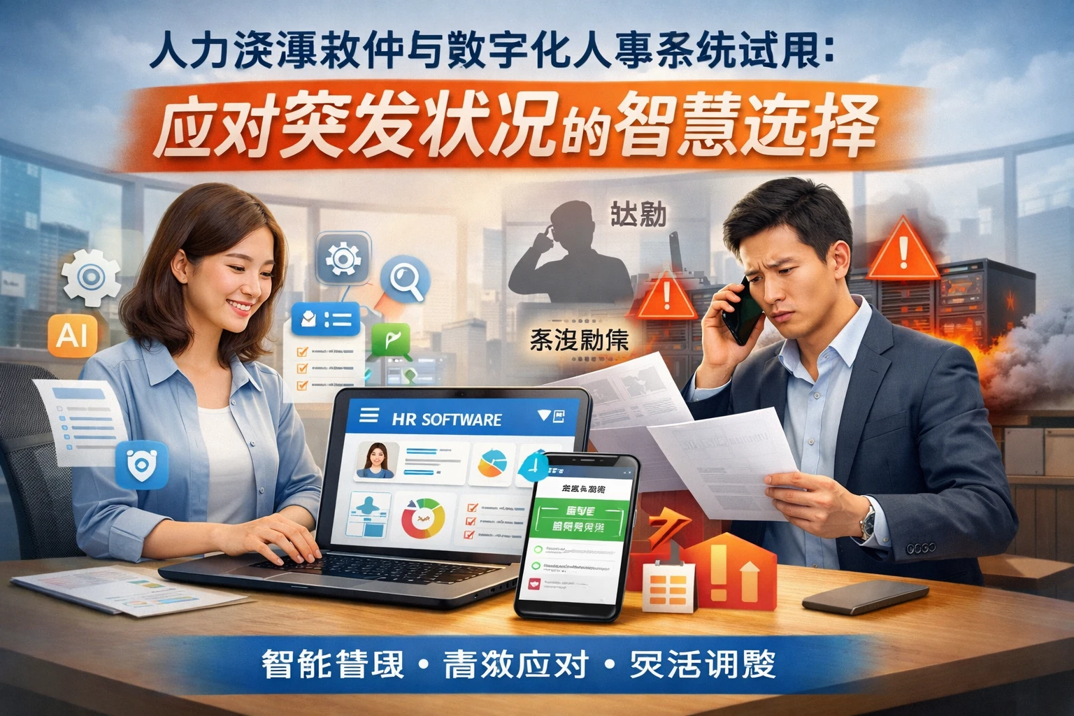人力资源软件与数字化人事系统试用：应对突发状况的智慧选择