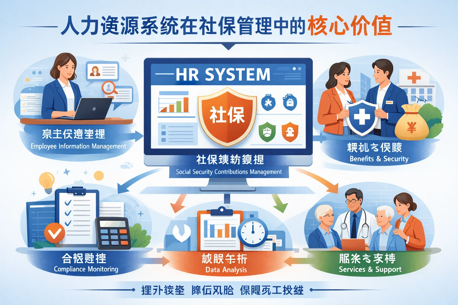 人力资源系统在社保管理中的核心价值