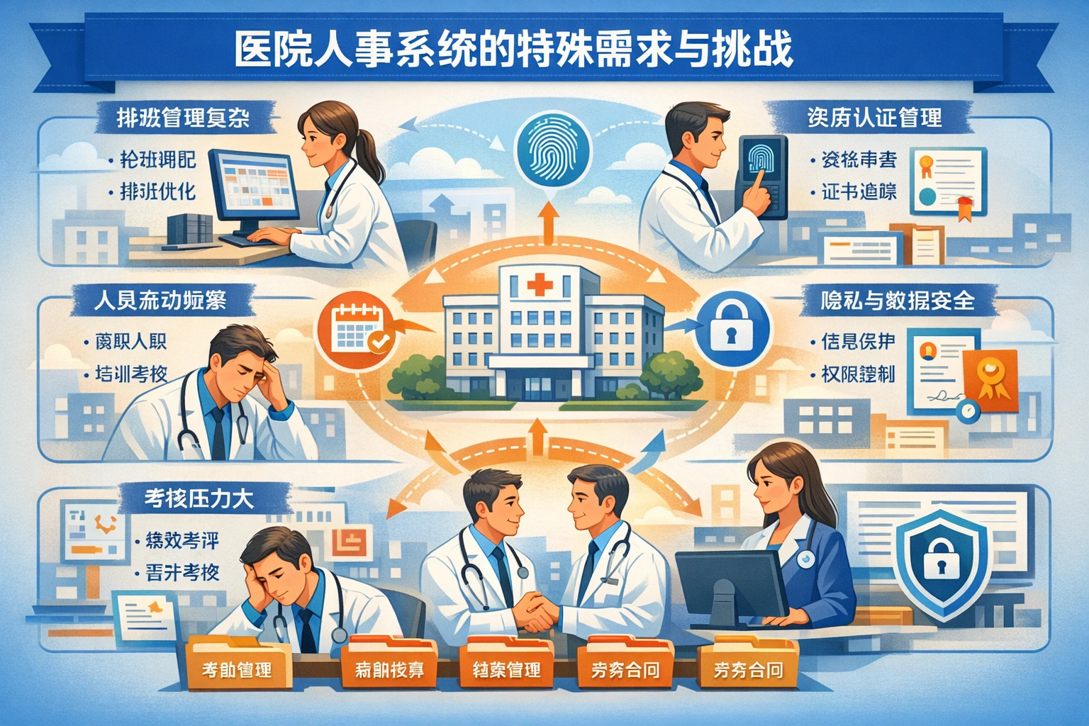 医院人事系统的特殊需求与挑战