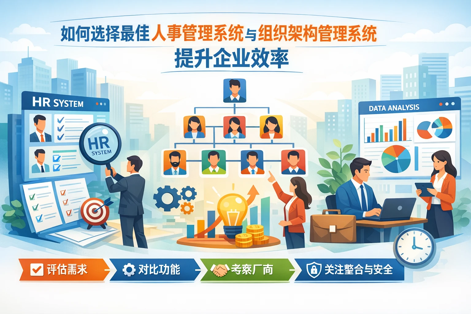 如何选择最佳人事管理系统与组织架构管理系统提升企业效率