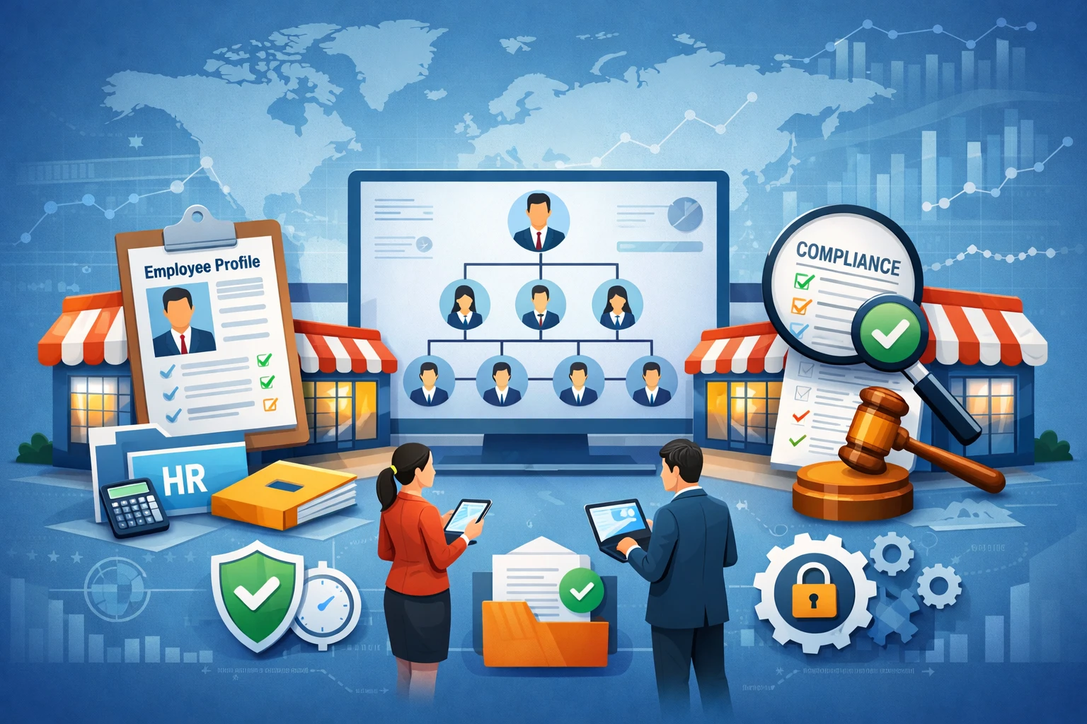 人事管理软件如何帮助连锁企业构建合规的组织架构管理系统