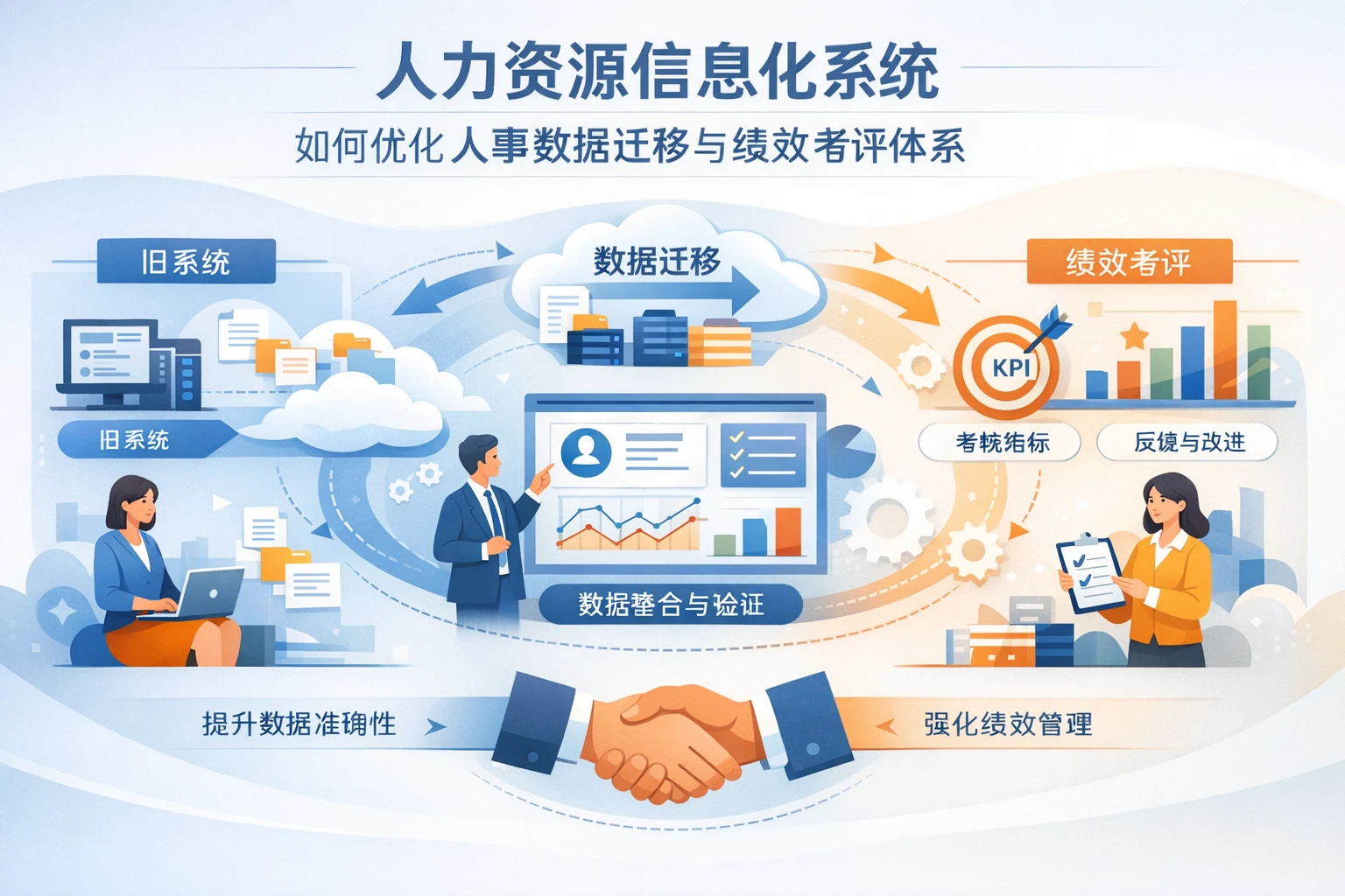 人力资源信息化系统如何优化人事数据迁移与绩效考评体系