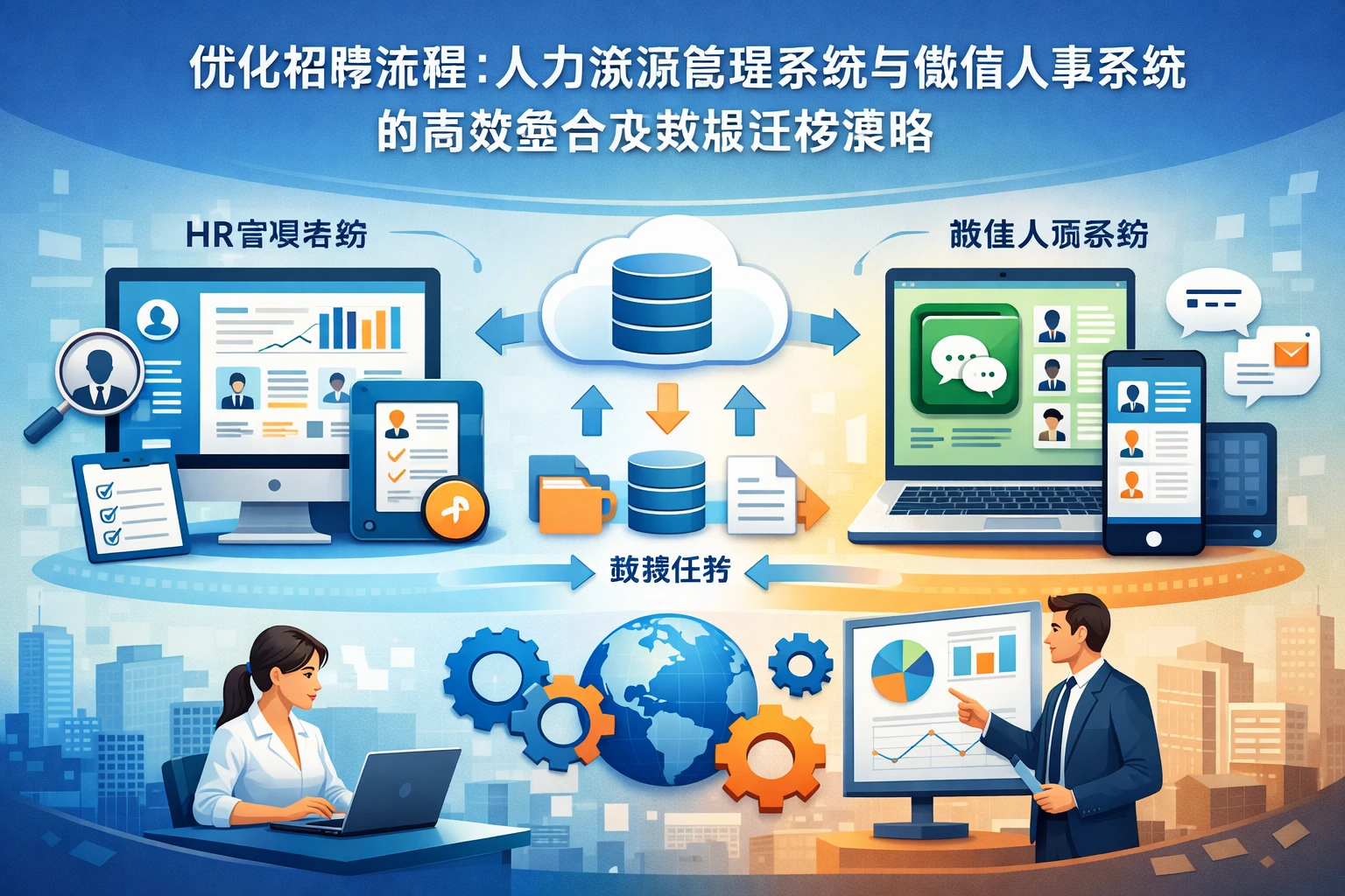 优化招聘流程：人力资源管理系统与微信人事系统的高效整合及数据迁移策略