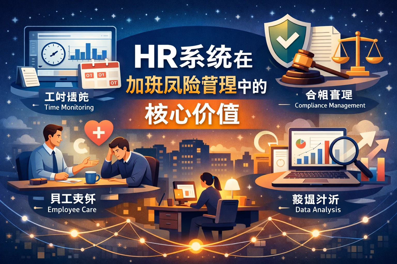 HR系统在加班风险管理中的核心价值
