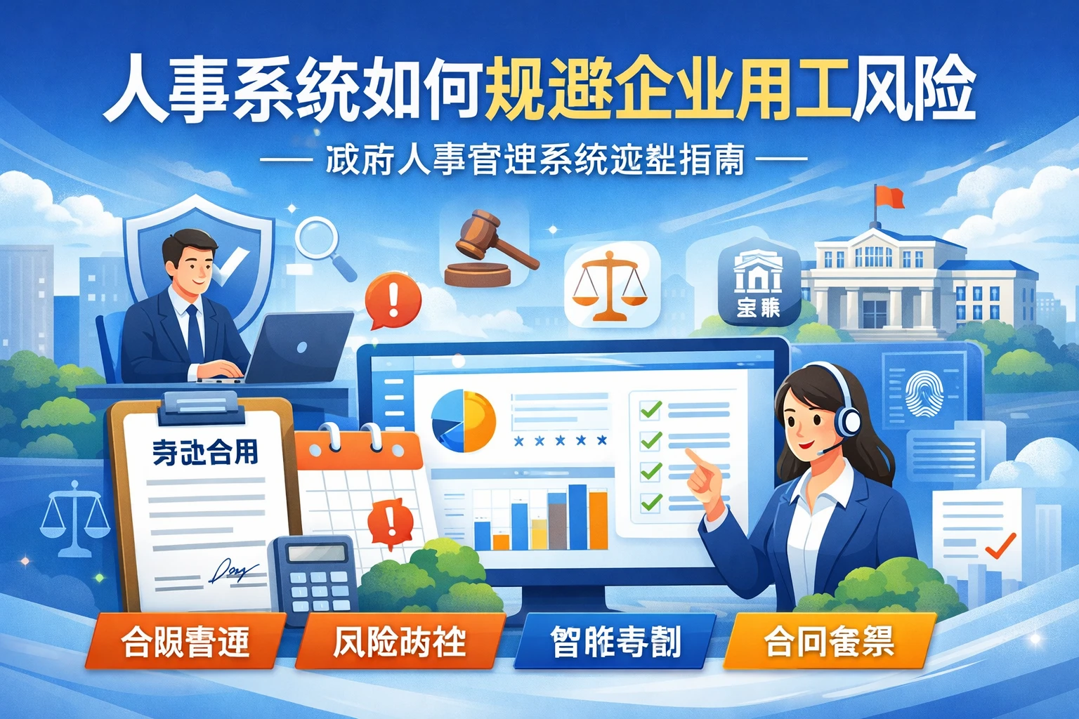 人事系统如何规避企业用工风险——政府人事管理系统选型指南