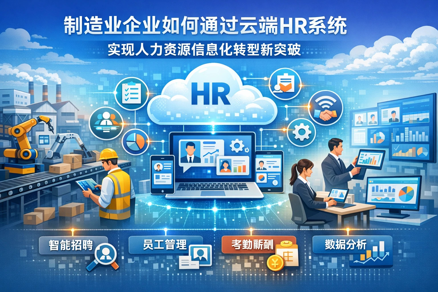 制造业企业如何通过云端HR系统实现人力资源信息化转型新突破