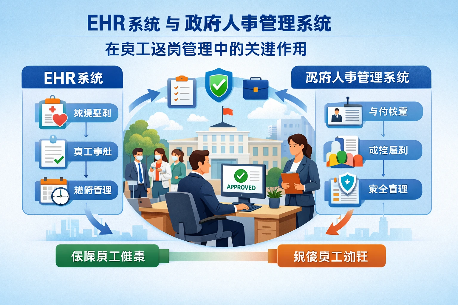 EHR系统与政府人事管理系统在员工返岗管理中的关键作用