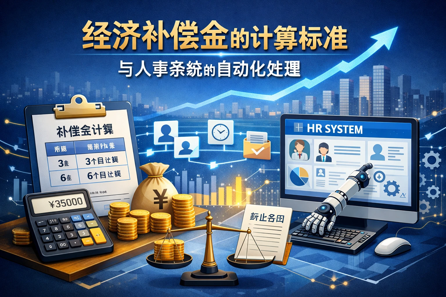 经济补偿金的计算标准与人事系统的自动化处理