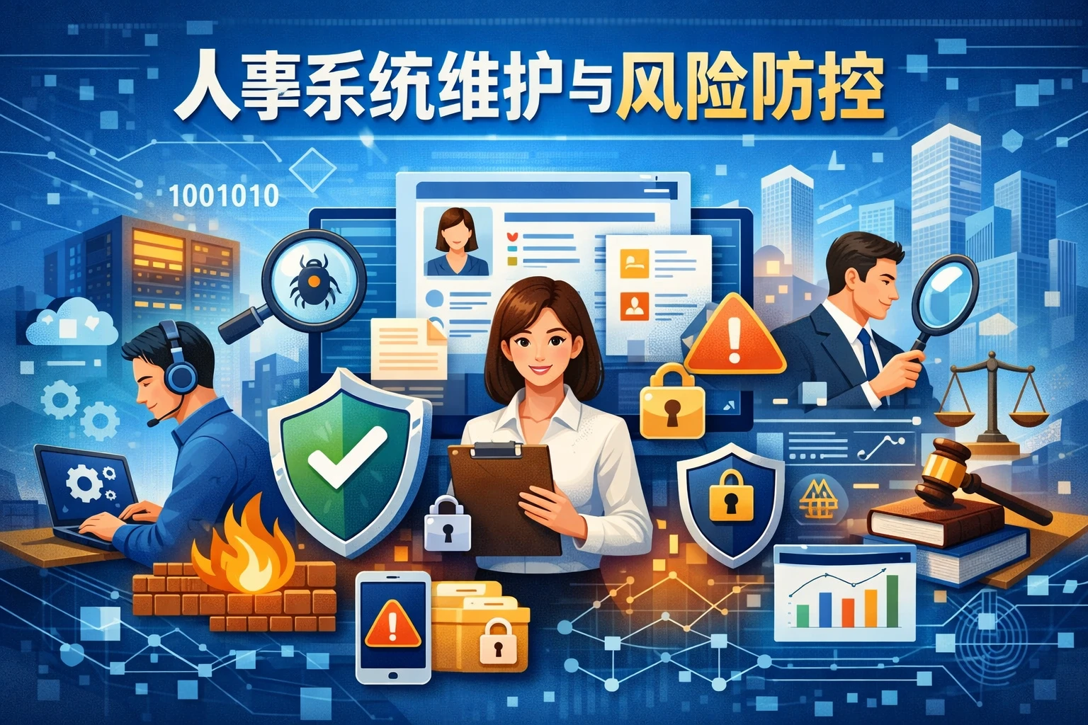 人事系统维护与风险防控