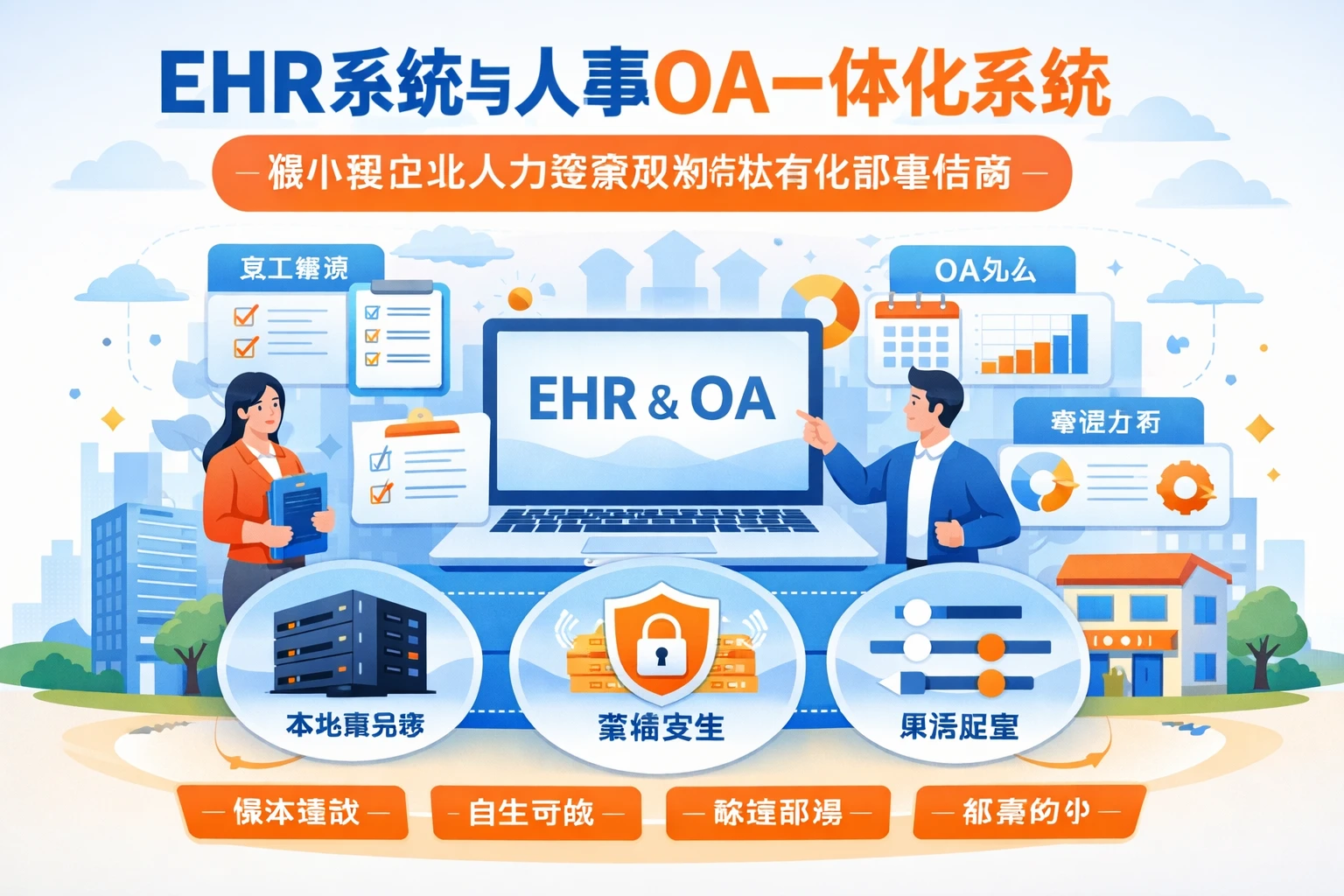 ehr系统与人事OA一体化系统：微小型企业人力资源规划的私有化部署指南