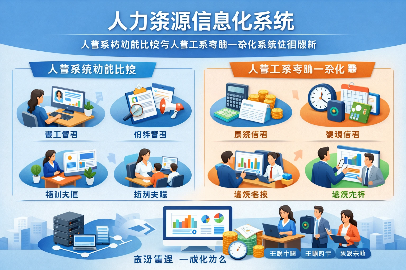 人力资源信息化系统：人事系统功能比较与人事工资考勤一体化系统应用解析