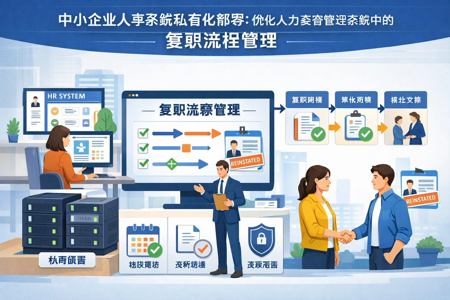 中小企业人事系统私有化部署：优化人力资源管理系统中的复职流程管理