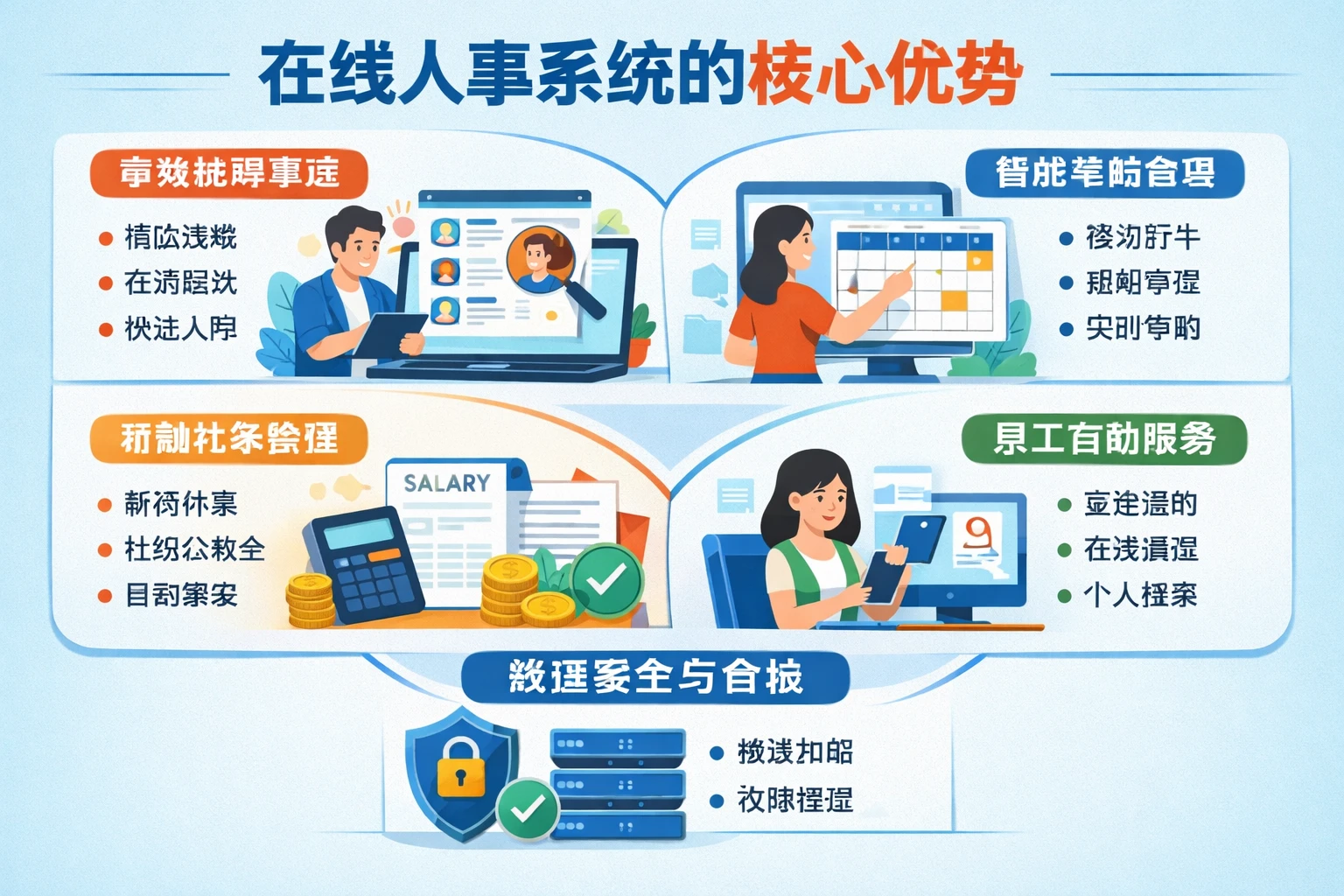 在线人事系统的核心优势