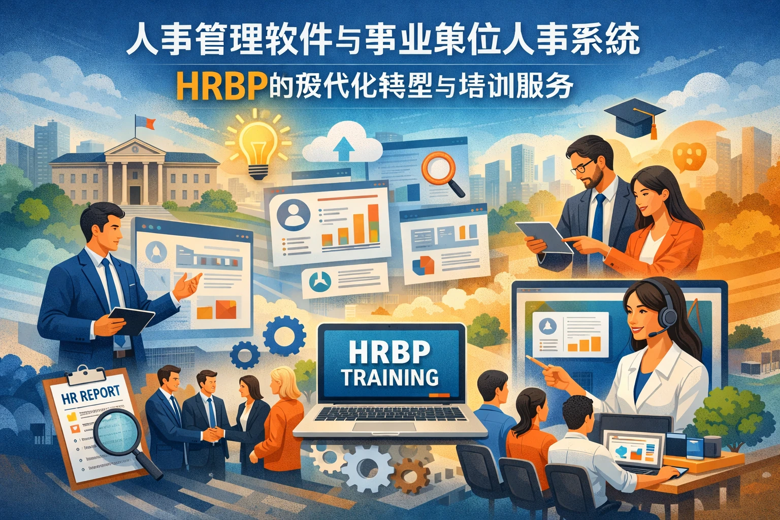 人事管理软件与事业单位人事系统：HRBP的现代化转型与培训服务
