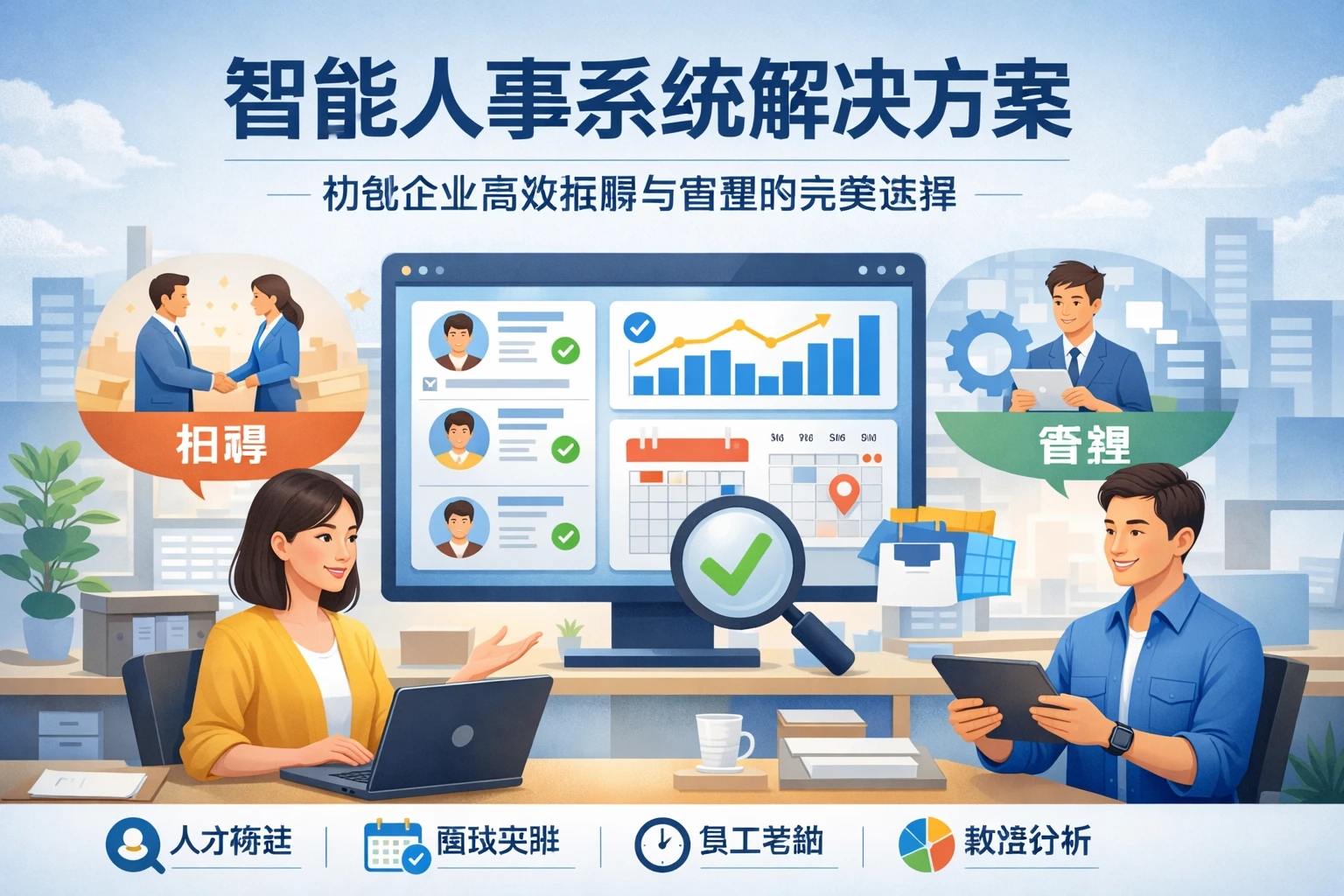 智能人事系统解决方案:初创企业高效招聘与管理的完美选择
