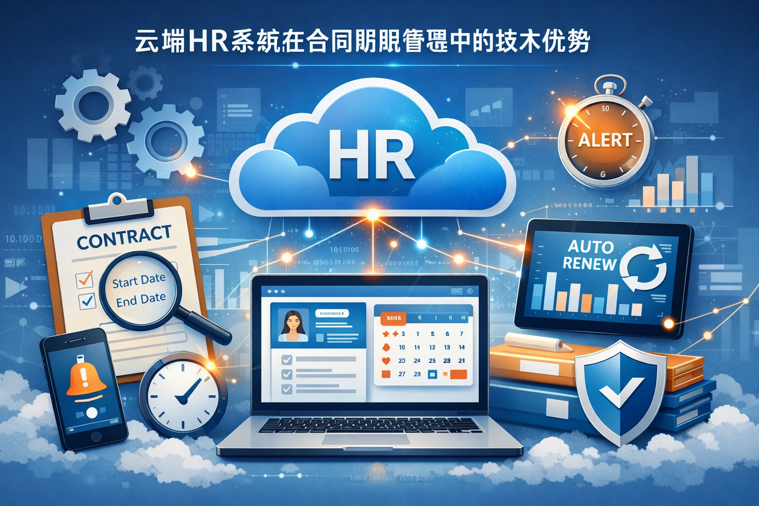 云端HR系统在合同期限管理中的技术优势