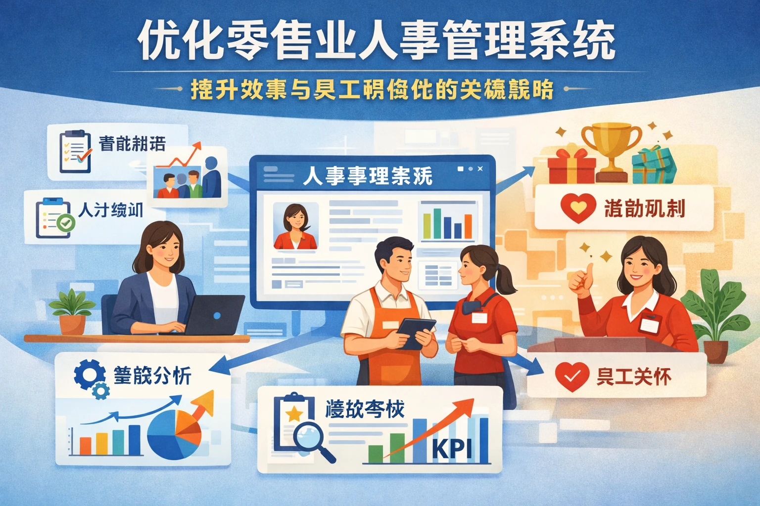 优化零售业人事管理系统:提升效率与员工积极性的关键策略