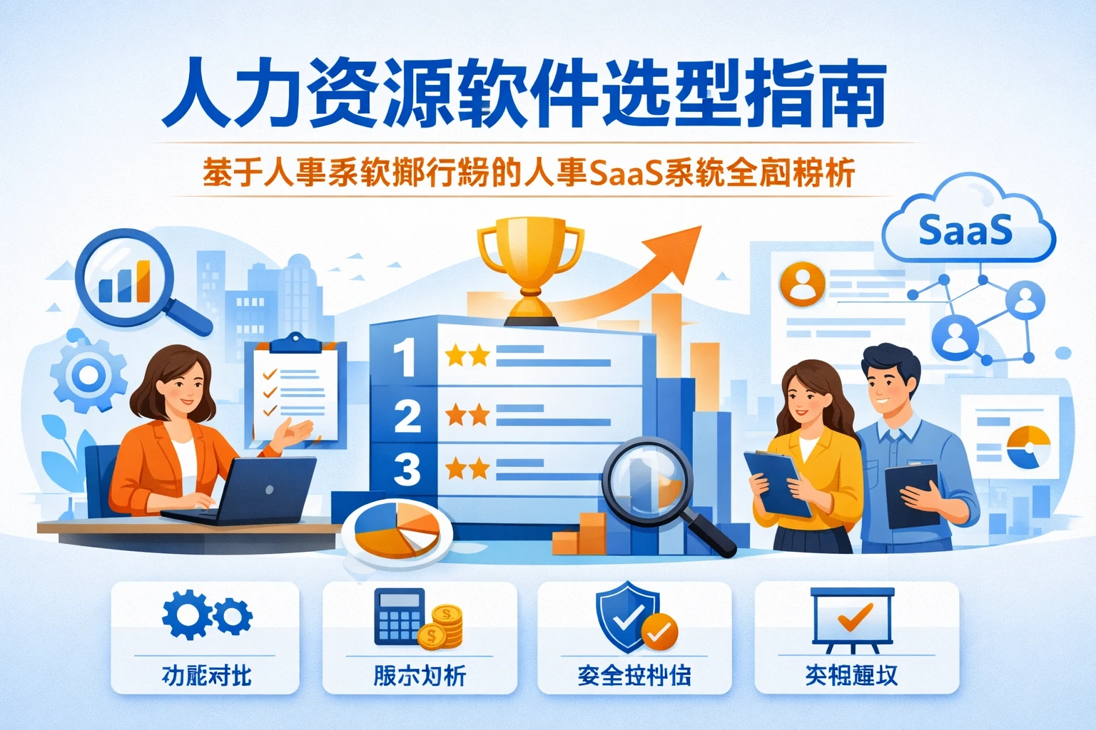 人力资源软件选型指南：基于人事系统排行榜的人事SaaS系统全面解析