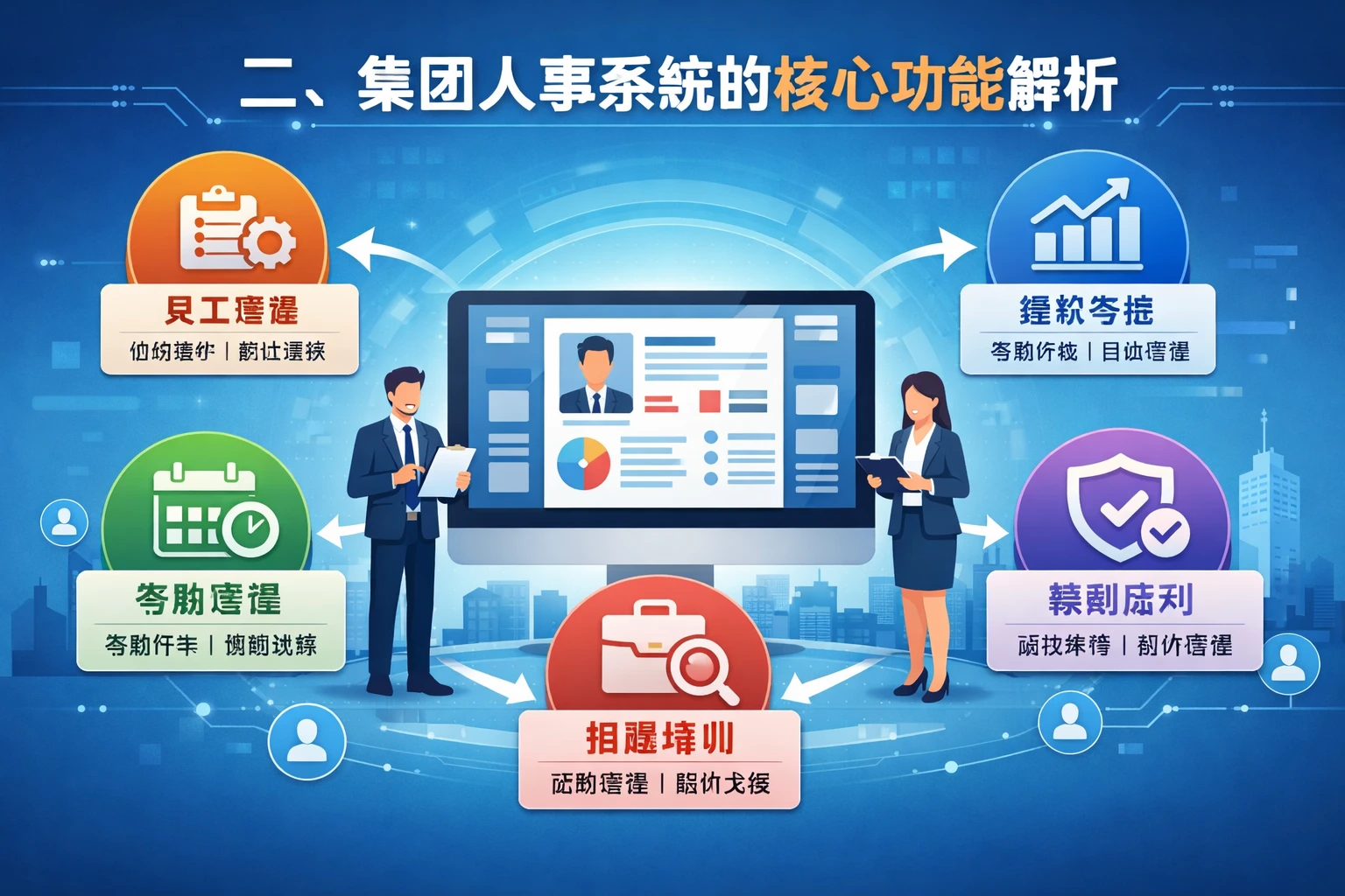 二、集团人事系统的核心功能解析