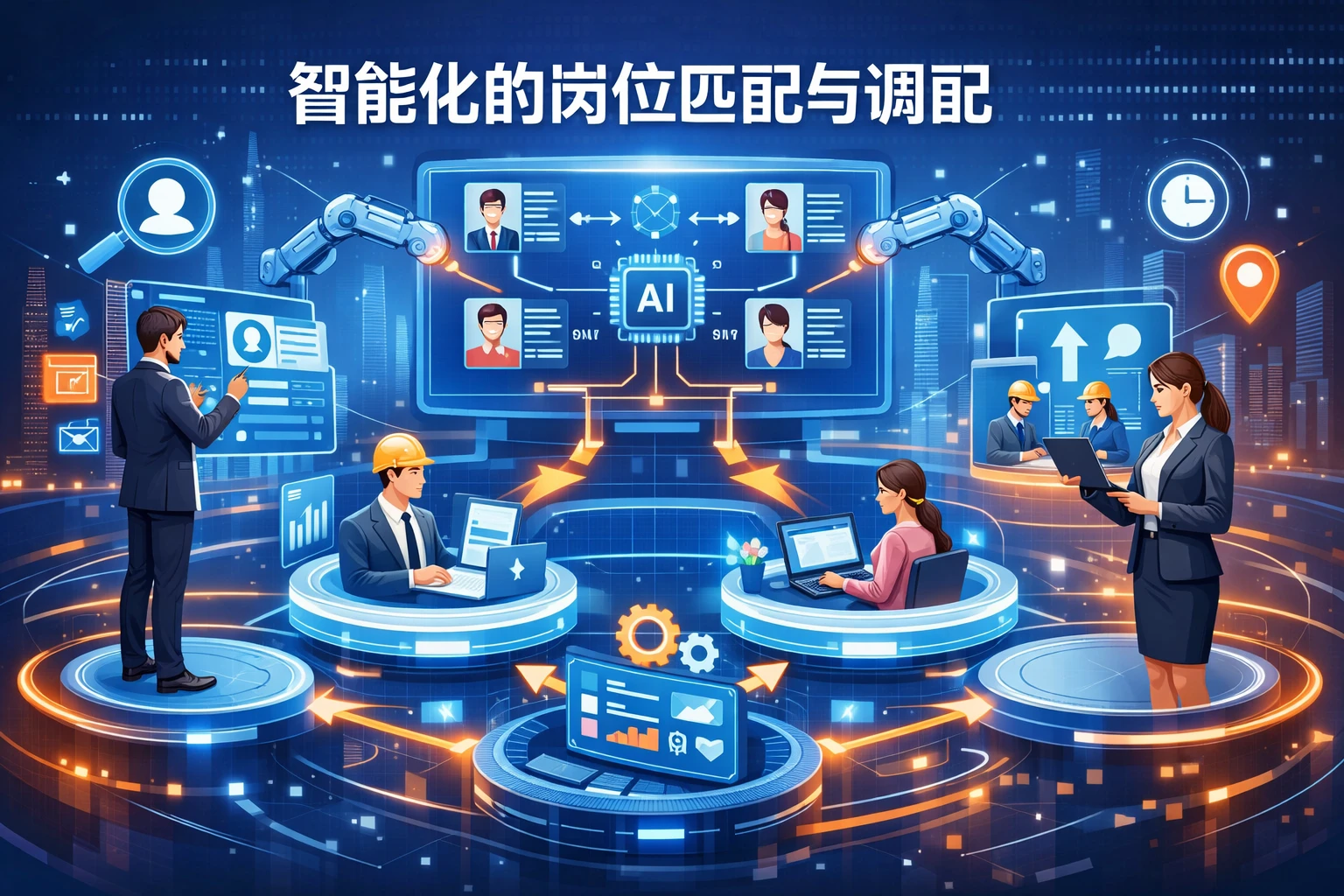 智能化的岗位匹配与调配