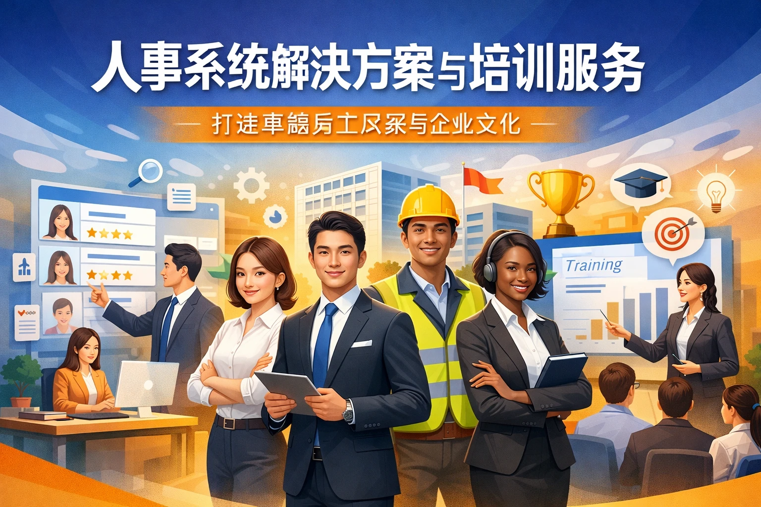 人事系统解决方案与培训服务:打造卓越员工风采与企业文化