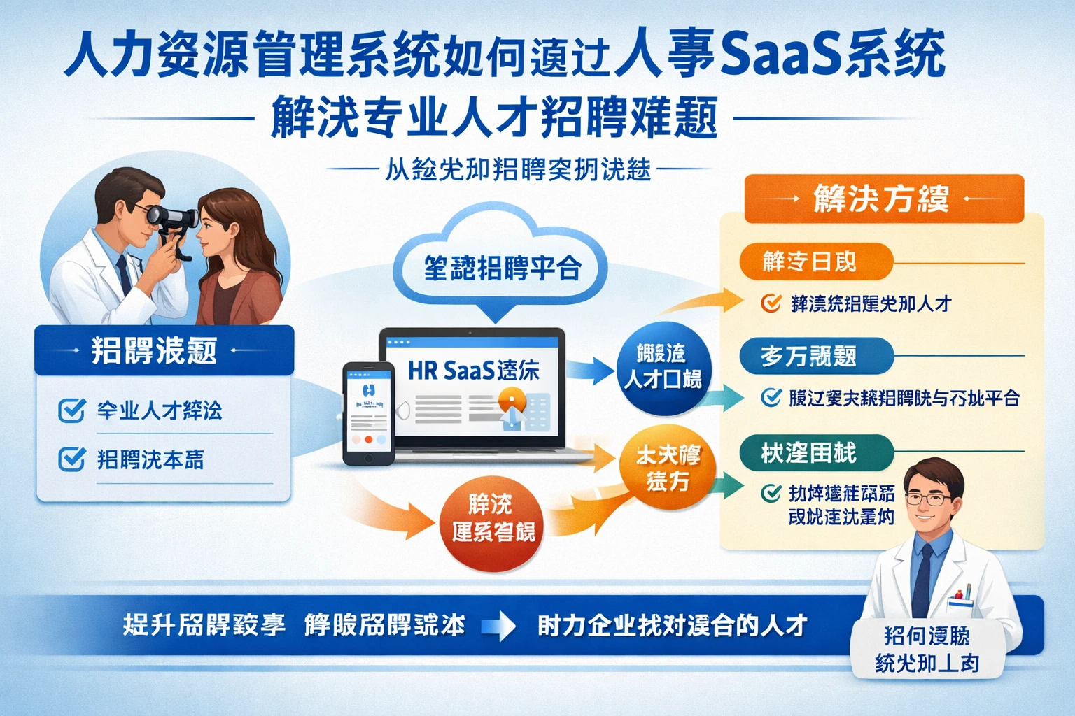 人力资源管理系统如何通过人事SaaS系统解决专业人才招聘难题——从验光师招聘案例说起