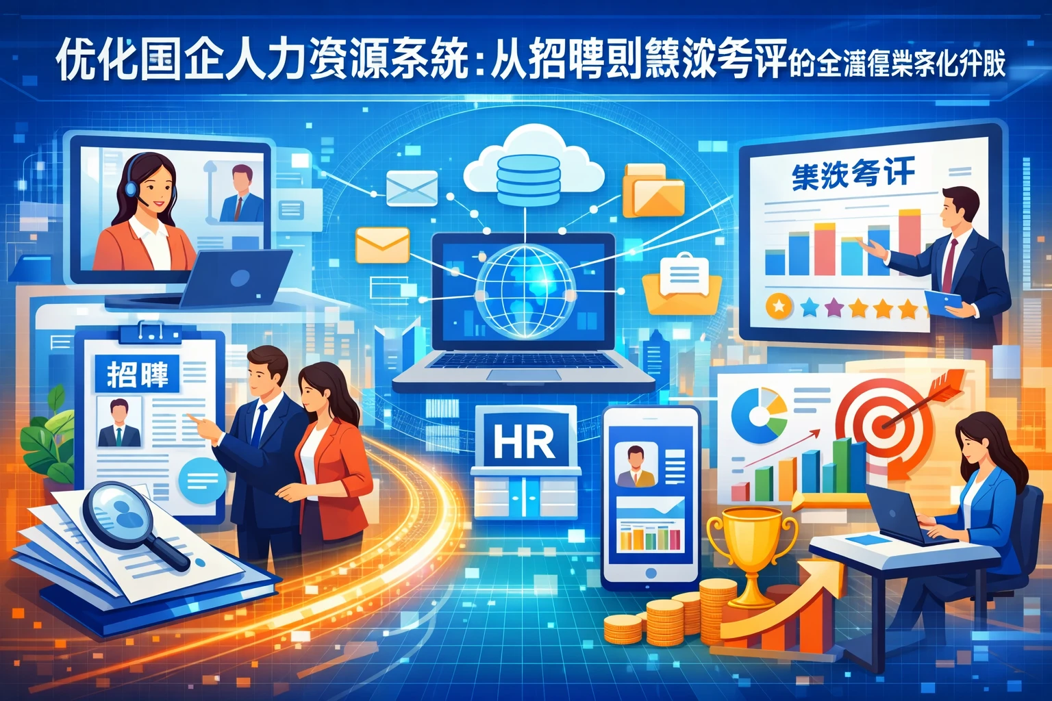 优化国企人力资源系统：从招聘到绩效考评的全流程数字化升级