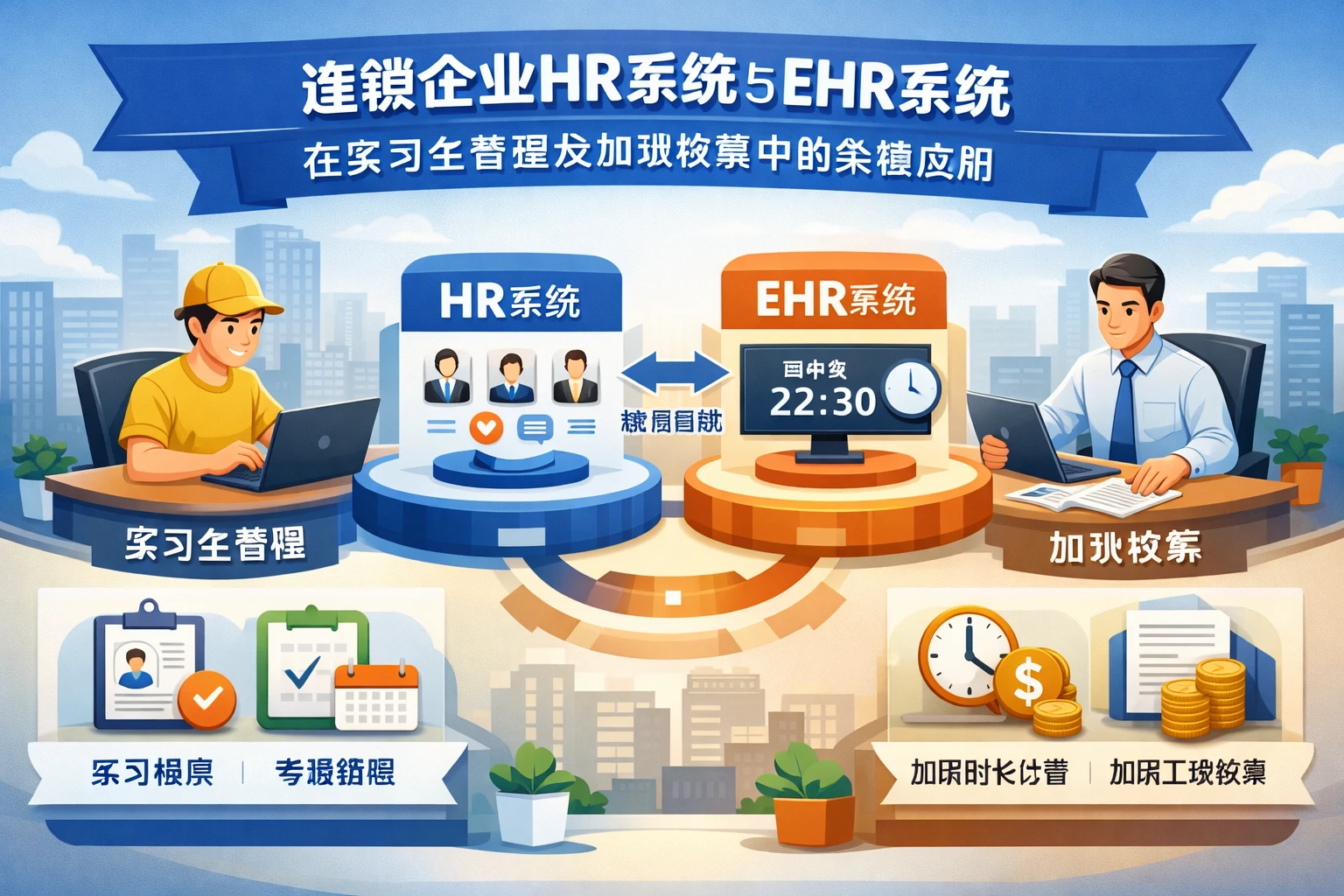 连锁企业HR系统与ehr系统在实习生管理及加班核算中的关键应用