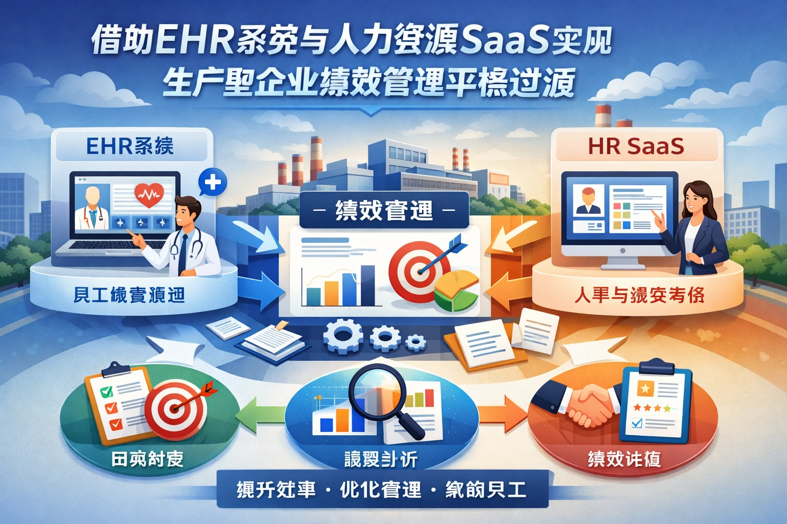借助ehr系统与人力资源SaaS实现生产型企业绩效管理平稳过渡