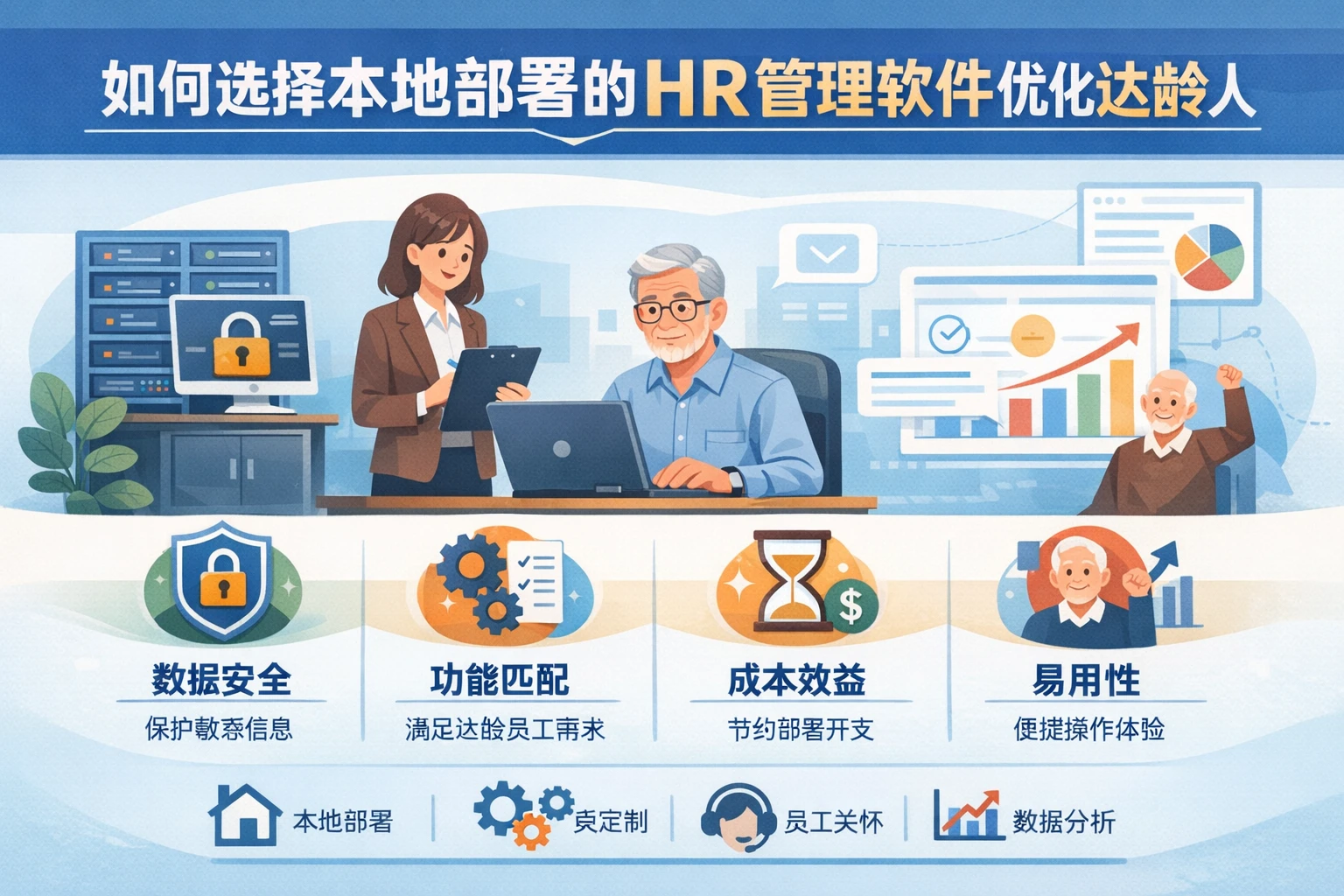 如何选择本地部署的HR管理软件优化达龄人员管理